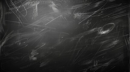 Matte Black Chalkboard Texture Background
