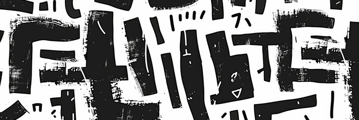 Abstract Glyph Background