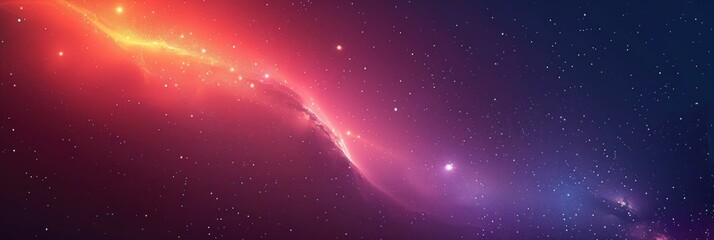 Vibrant Galaxy Colors in Space Background