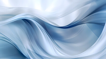 Obraz premium Digital technology white and silver wave curve abstract graphic poster web page PPT background