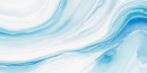 abstract soft blue and white abstract water color ocean wave texture background. Banner Graphic Resource as background for ocean wave and water wave abstract graphics.	