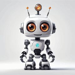 Robotic Logo Cartoon Design Very Cool 