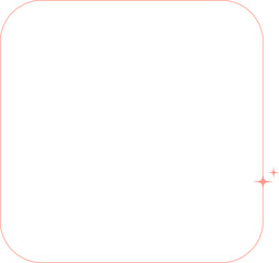 minimalist aesthetic line frame