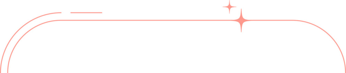 Obraz premium minimalist aesthetic line frame