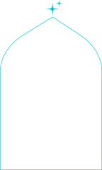 minimalist aesthetic line frame