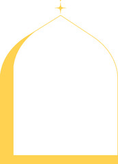 Minimalist aesthetic line frame