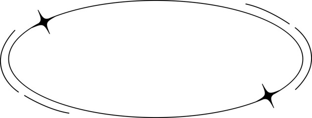 Minimalist aesthetic line frame