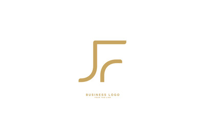 JF, FJ, J, F, Abstract Letters Logo Monogram