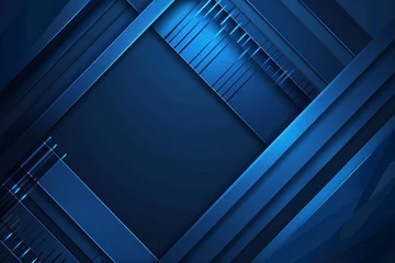 Foto op Aluminium Blue Background. Dark blue abstract background geometry shine and layer element vector for presentation design. Vector design for business, corporate, institution, party, festive, seminar, and talks. © alishba Lishay