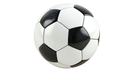 Soccer Ball isolated on white, classic and visually appealing Ai Generative