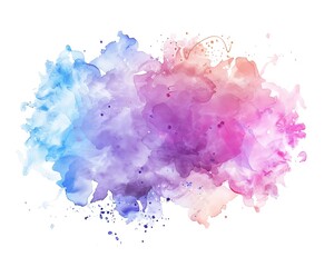 Abstract watercolour brush marks