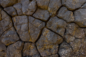Natural Volcanic Black Texture stock photo