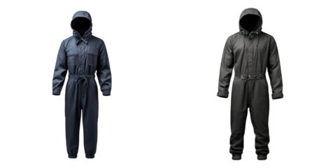 set of jumpsuit isolated on transparent background
