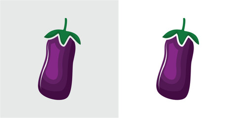 Eggplant Vector Art Design