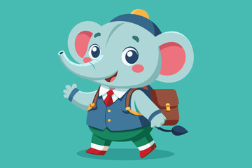 cute-elephant-in-school-uniform-with-bag