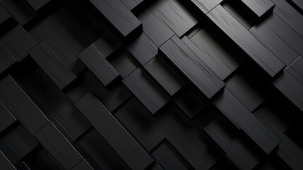 black rectangular tiles wallpaper abstract graphic poster web page PPT background