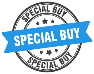 Fototapeta premium special buy stamp. special buy label on transparent background. round sign