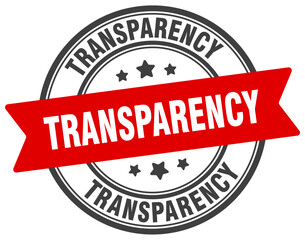transparency stamp. transparency label on transparent background. round sign
