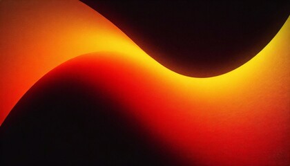 abstract orange and black background with some smooth lines and highlights in it