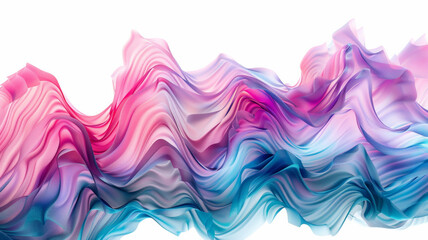 Ethereal waves of pink and blue hues in a silk-like texture.