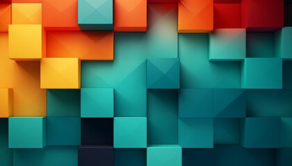 Colorful abstract geometric background.