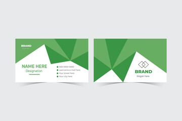 Corporate business card design template