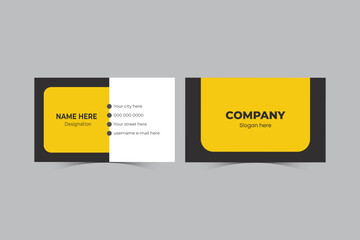 Obraz premium Corporate business card design template