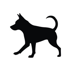 Dog Silhouette Vector design element
