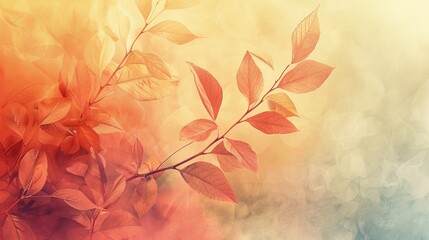 pastel gradient background with overlay blending mode, seamlessly blending a soft yellow gradient with a delicate leaf texture for a natural, organic look.