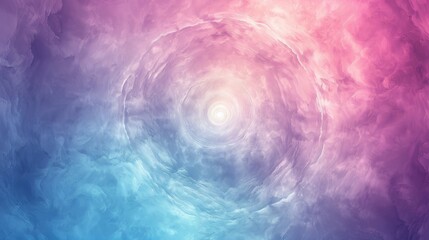 dreamy pastel gradient background featuring a radial transition from baby blue to lavender, reminiscent of a peaceful evening sky.
