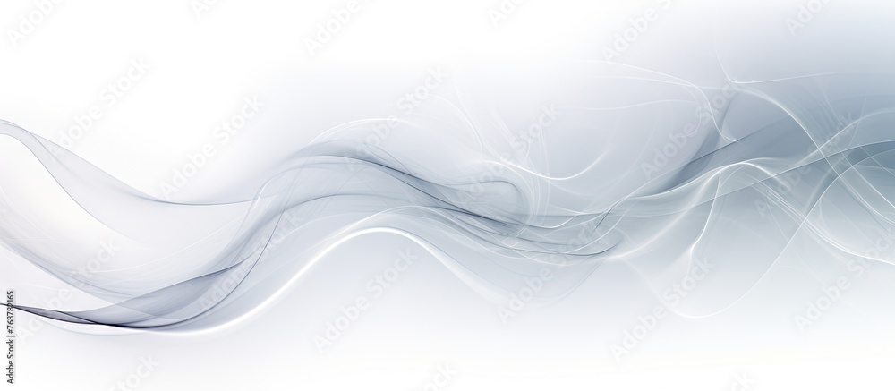 Aufkleber A visually captivating abstract background featuring a wave of smoke in the center, creating a unique and mesmerizing visual effect