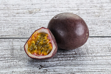Tropical sweet and juicy passionfruit