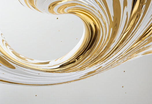 White and gold abstract wave background colorful background