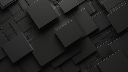 Black tech style 3d background