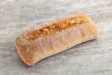 Italian ciabatta bread fresh and crust