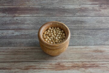 buckwheat in a wooden bowl