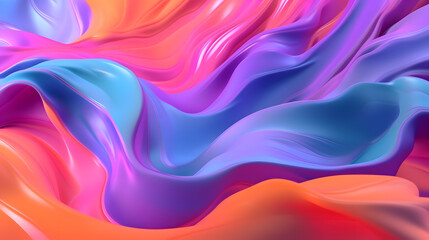 Art rainbow psychedelic holographic abstract graphic poster web page PPT background