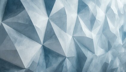 Dynamic Dimensions: Futuristic Geometric Background in Light Blue and Whit