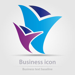 Originally designed vector  color business icon - 768792116