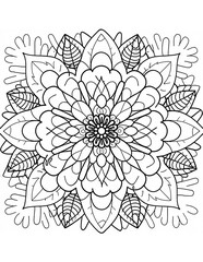 mandala coloring book for adults and children