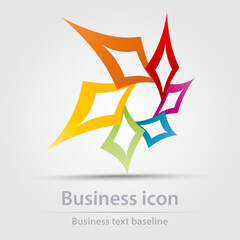 Originally designed vector  color business icon - 768792717