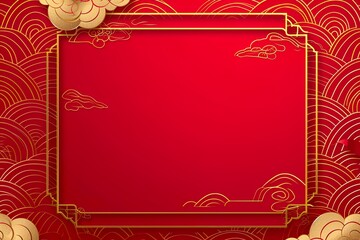 background with golden frame