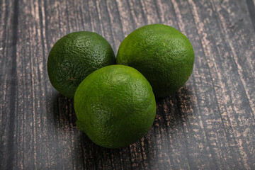 Green sour tropical Lime fruit