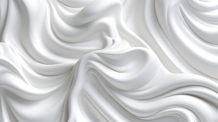 Obraz premium Digital white cream curve sculpture abstract graphic poster web page PPT background