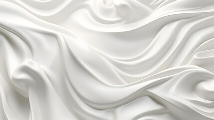 Digital white cream curve sculpture abstract graphic poster web page PPT background