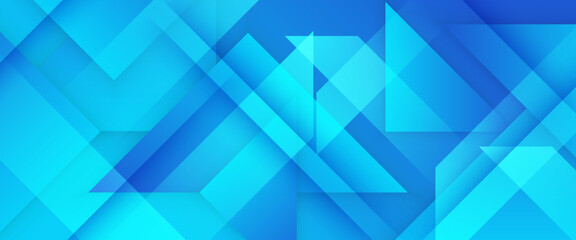 Blue vector gradient abstract banner with shapes elements. For background presentation, background, wallpaper, banner, brochure, web layout, and cover