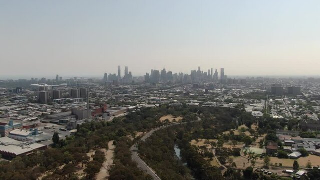 Aerial Marvel: Drone's Journey Reveals Melbourne's Stunning Skyline