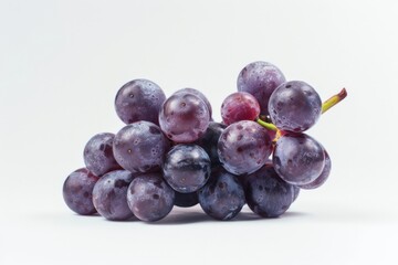 Purple grapes, a staple food, are a beautiful fruit from the grapevine family