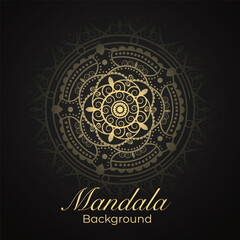 Luxurious mandala pattern background, circular pattern vector design