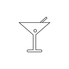 Cocktail icon. Beverage symbol modern, simple, vector, icon for website design, mobile app, ui. Vector Illustration